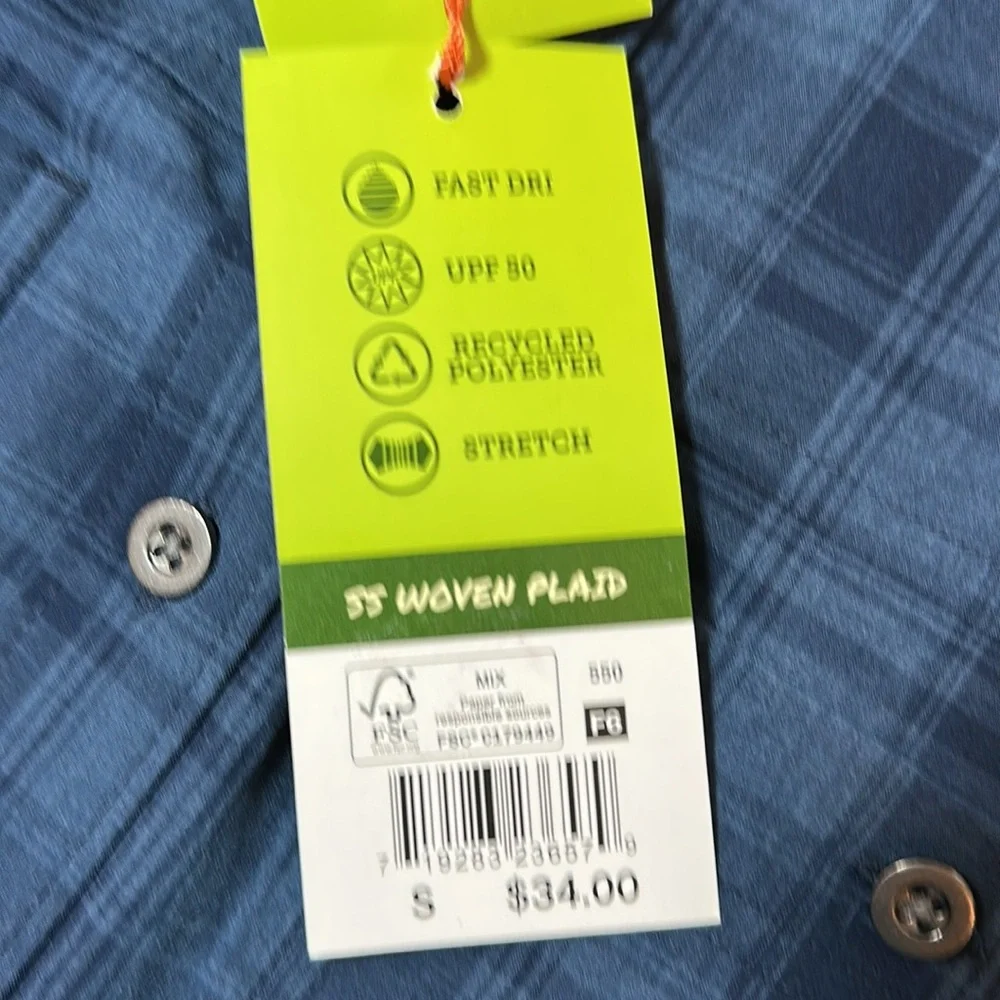 NWT Lake & Trail Short Sleeve Shirt SM - Picture 9 of 10